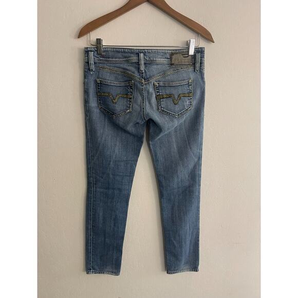 Diesel Jeans 29 Vintage Y2K Matic Low Rise Womens Stretch Denim Medium Wash - Picture 7 of 8